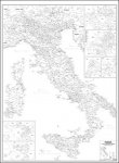 Planisfetro 150-Italia carta murale amministrativa cm 100x140